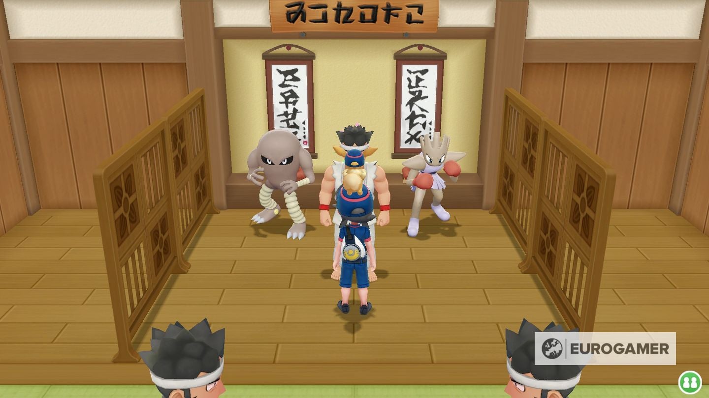 Pokémon Let's Go Saffron City, Sabrina Gym Battle and Fighting Dojo